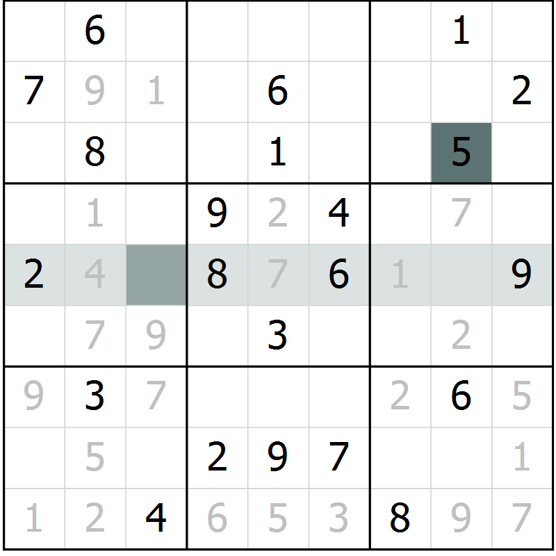 Position des candidats pour la solution de la Gr 17 page 19 du magazine de sudoku Expert n° 019
