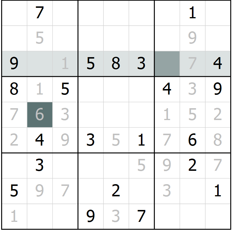 Position des candidats pour la solution de la Gr 32 page 34 du magazine de sudoku Expert n° 019