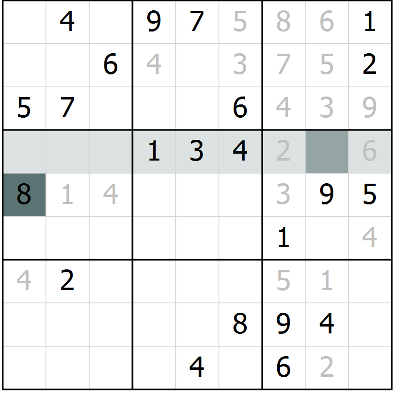 Position des candidats pour la solution de la Gr 35 page 37 du magazine de sudoku Expert n° 019