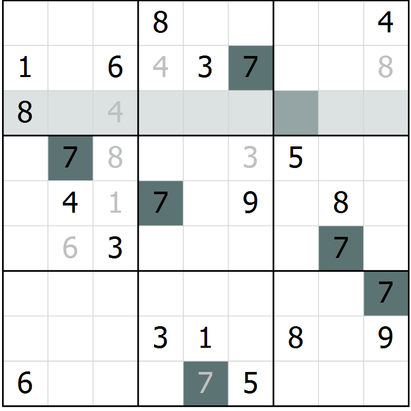 Position des candidats pour la solution de la Gr 36 page 38 du magazine de sudoku Expert n° 019