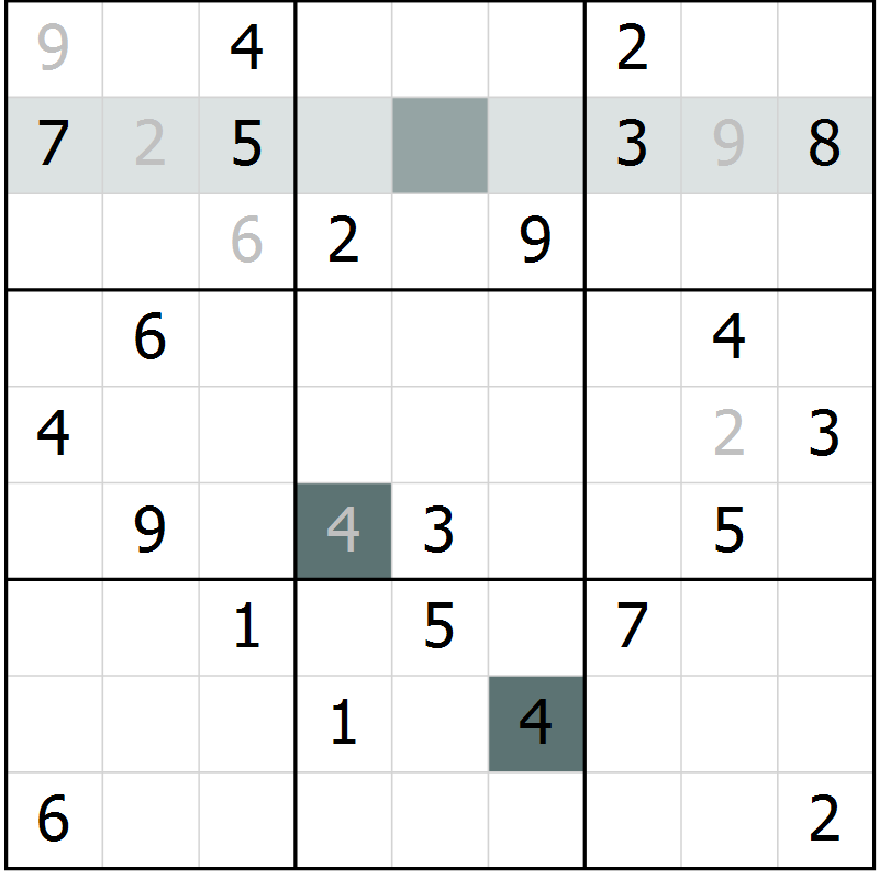 Position des candidats pour la solution de la Gr 37 page 39 du magazine de sudoku Expert n° 019