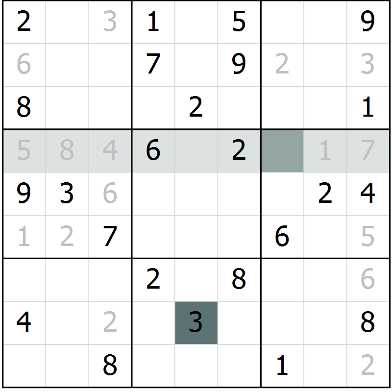 Position des candidats pour la solution de la Gr 4 page 6 du magazine de sudoku Expert n° 019