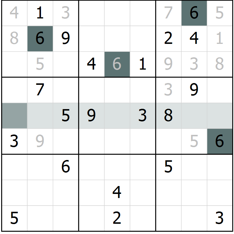 Position des candidats pour la solution de la Gr 40 page 42 du magazine de sudoku Expert n° 019