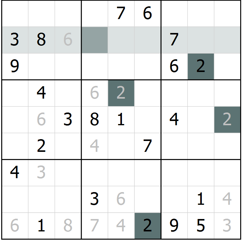 Position des candidats pour la solution de la Gr 41 page 43 du magazine de sudoku Expert n° 019