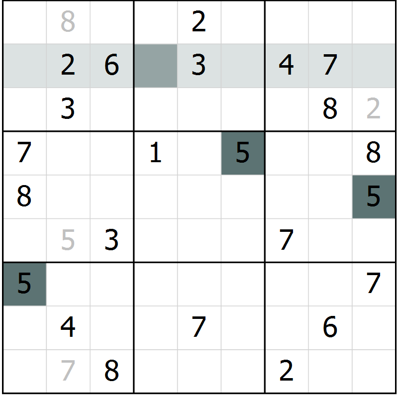 Position des candidats pour la solution de la Gr 47 page 49 du magazine de sudoku Expert n° 019