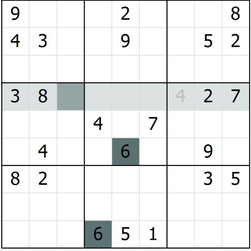 Position des candidats pour la solution de la Gr 49 page 51 du magazine de sudoku Expert n° 019