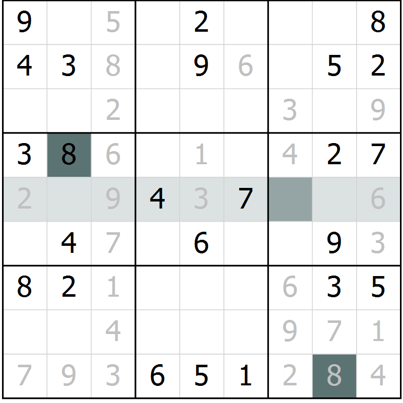Position des candidats pour la solution de la Gr 49 page 51 du magazine de sudoku Expert n° 019