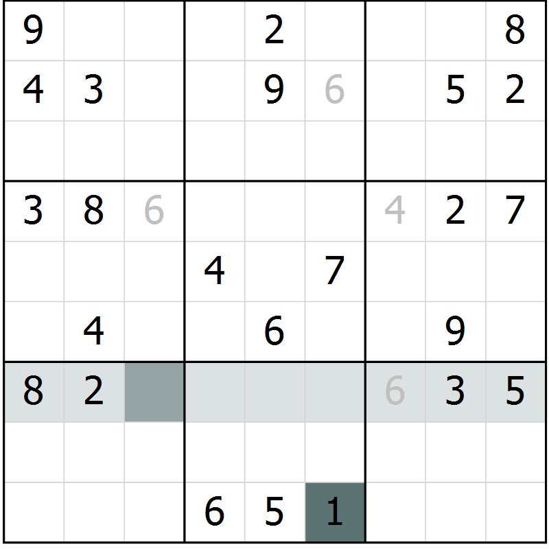 Position des candidats pour la solution de la Gr 49 page 51 du magazine de sudoku Expert n° 019