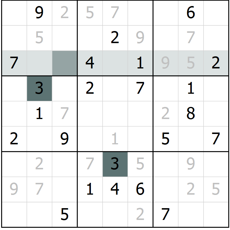 Position des candidats pour la solution de la Gr 68 page 70 du magazine de sudoku Expert n° 019