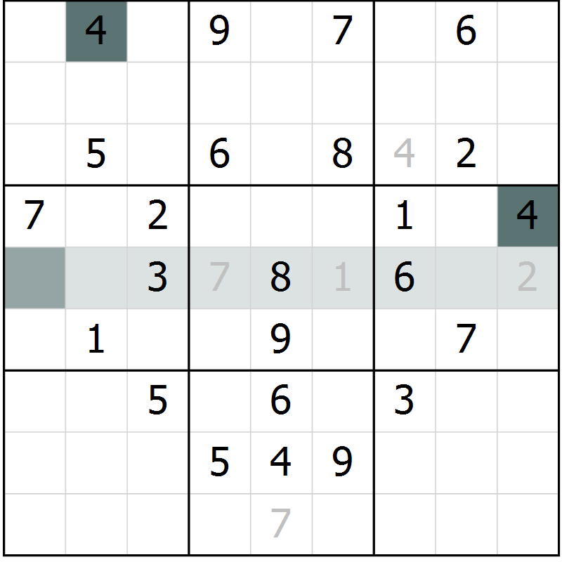 Position des candidats pour la solution de la Gr 1 page 3 du magazine de sudoku Expert n° 020