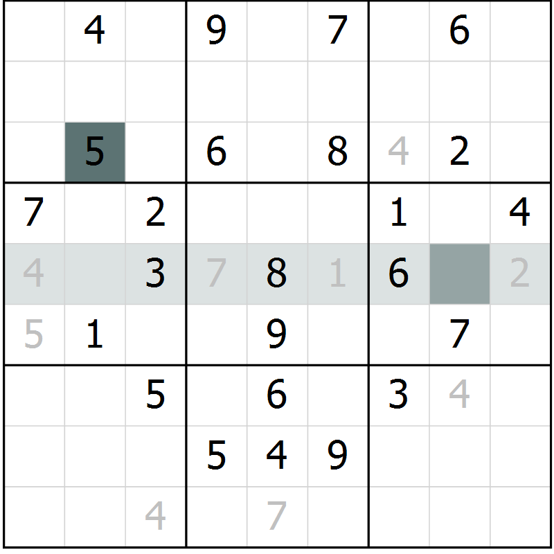 Position des candidats pour la solution de la Gr 1 page 3 du magazine de sudoku Expert n° 020