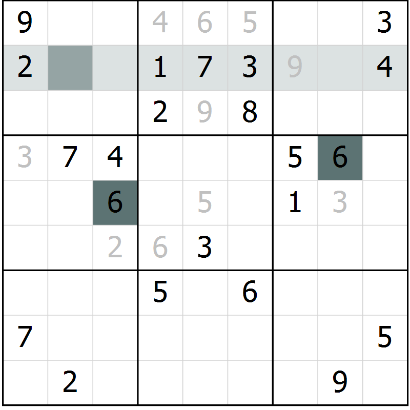 Position des candidats pour la solution de la Gr 12 page 14 du magazine de sudoku Expert n° 020