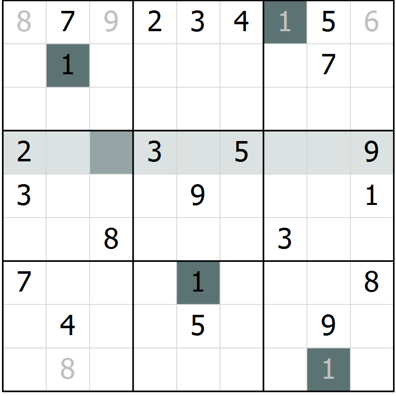 Position des candidats pour la solution de la Gr 14 page 16 du magazine de sudoku Expert n° 020