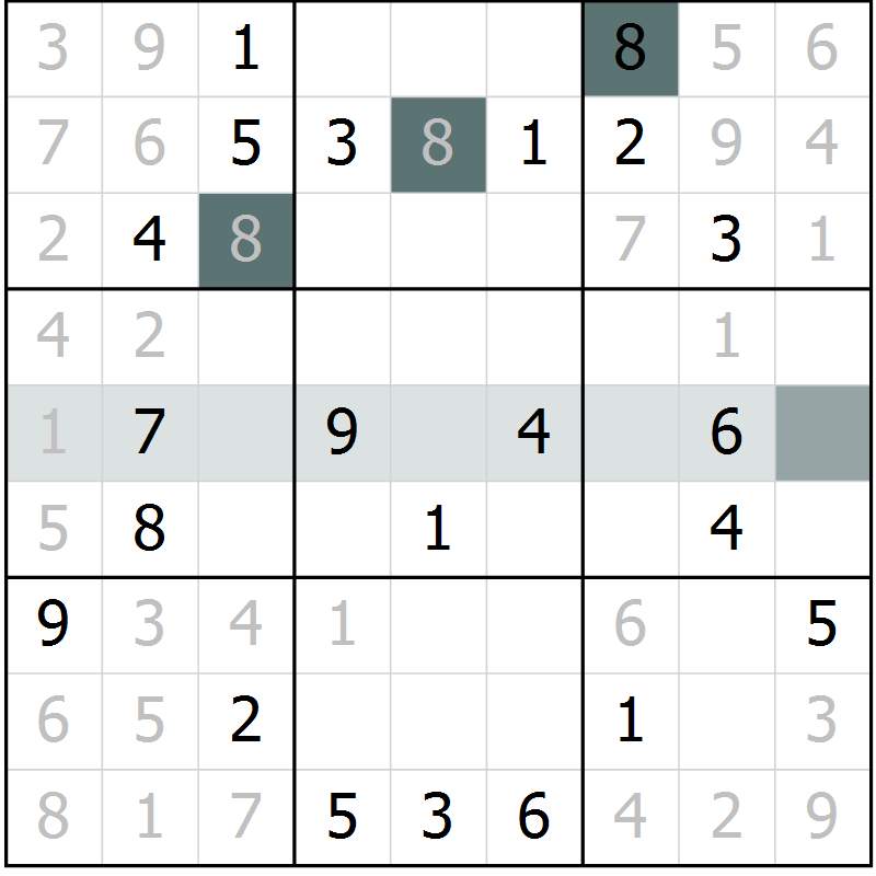 Position des candidats pour la solution de la Gr 15 page 17 du magazine de sudoku Expert n° 020