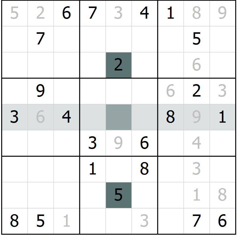 Position des candidats pour la solution de la Gr 20 page 22 du magazine de sudoku Expert n° 020