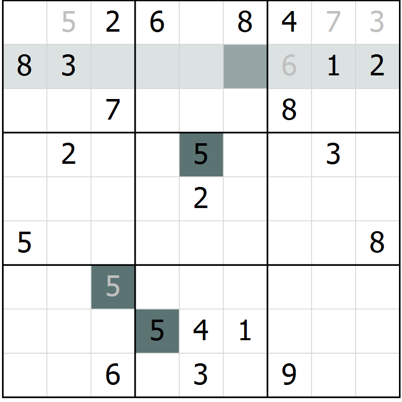 Position des candidats pour la solution de la Gr 30 page 32 du magazine de sudoku Expert n° 020