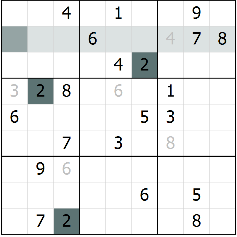 Position des candidats pour la solution de la Gr 31 page 33 du magazine de sudoku Expert n° 020