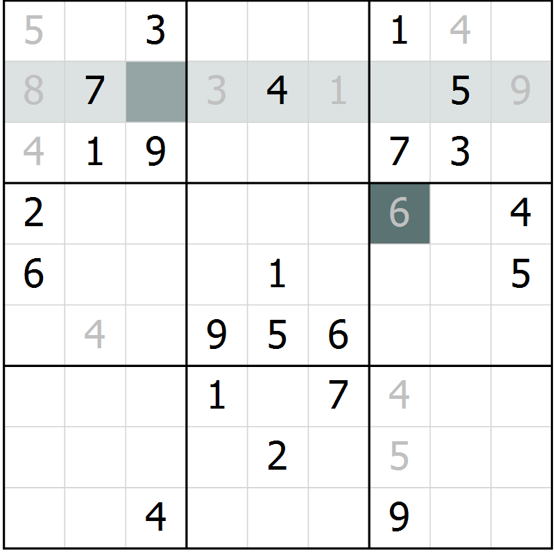 Position des candidats pour la solution de la Gr 32 page 34 du magazine de sudoku Expert n° 020