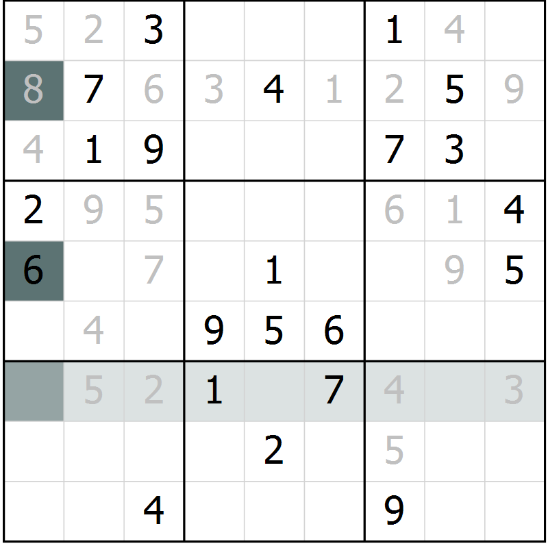 Position des candidats pour la solution de la Gr 32 page 34 du magazine de sudoku Expert n° 020