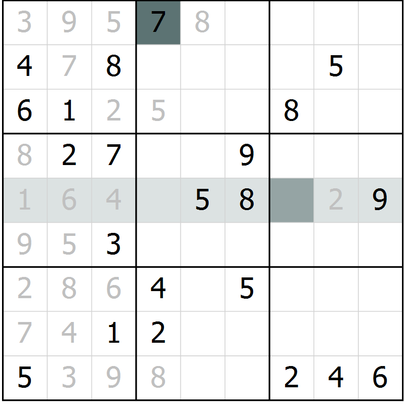 Position des candidats pour la solution de la Gr 33 page 35 du magazine de sudoku Expert n° 020
