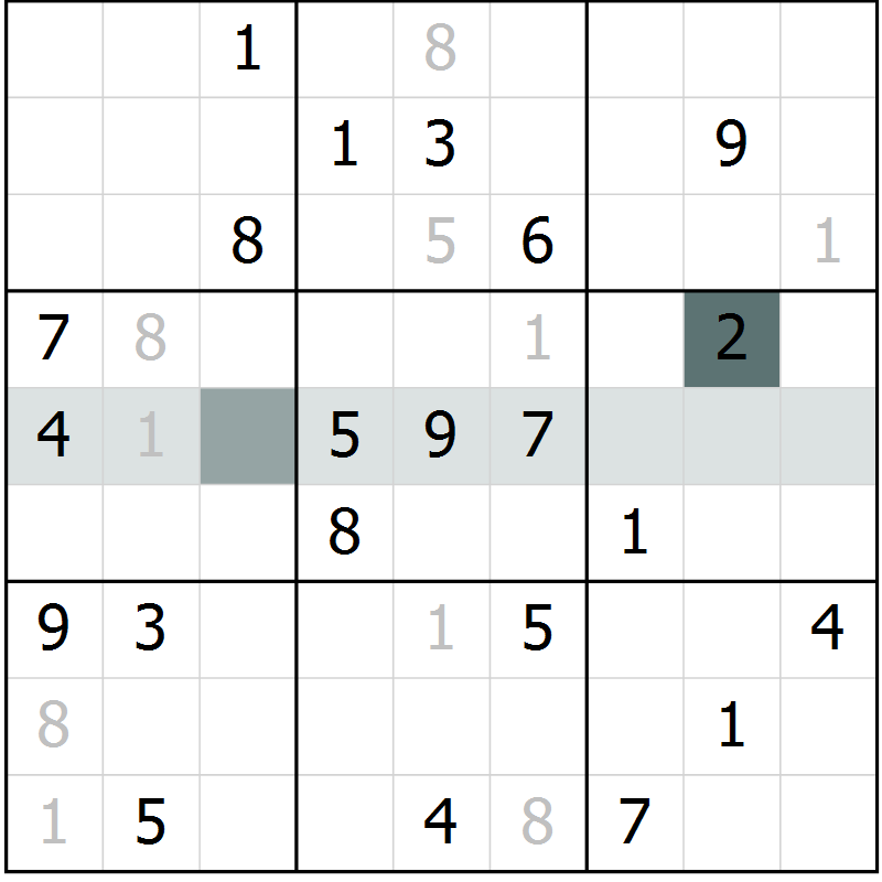 Position des candidats pour la solution de la Gr 34 page 36 du magazine de sudoku Expert n° 020