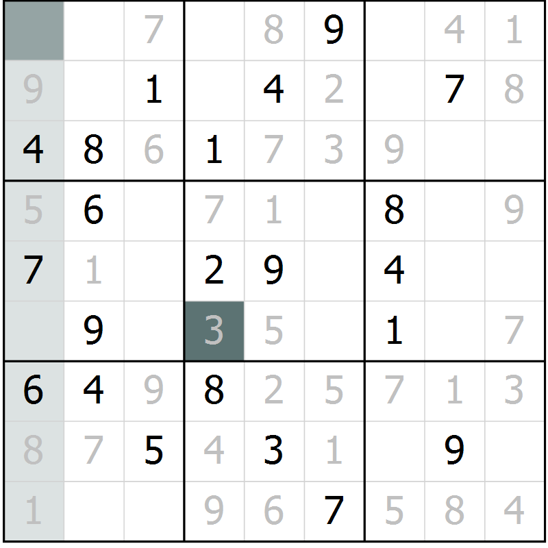 Position des candidats pour la solution de la Gr 37 page 39 du magazine de sudoku Expert n° 020