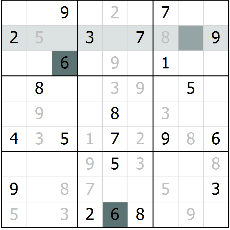 Position des candidats pour la solution de la Gr 38 page 40 du magazine de sudoku Expert n° 020