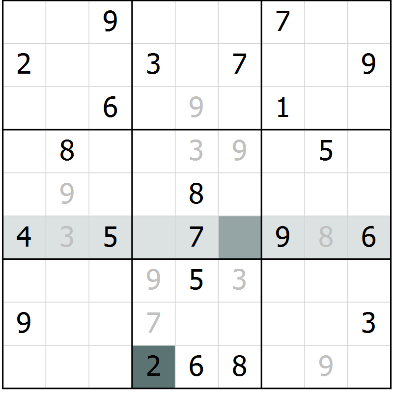 Position des candidats pour la solution de la Gr 38 page 40 du magazine de sudoku Expert n° 020