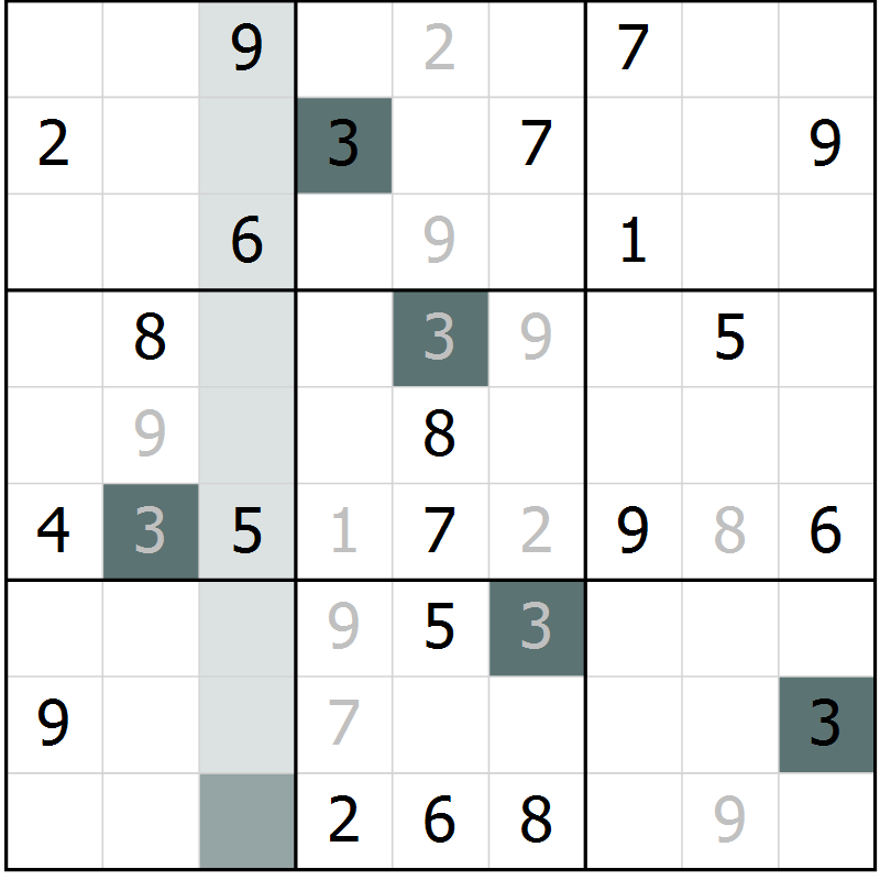 Position des candidats pour la solution de la Gr 38 page 40 du magazine de sudoku Expert n° 020