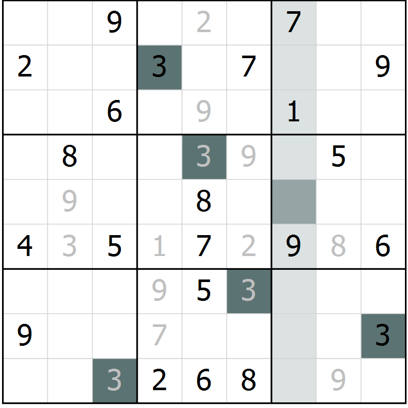 Position des candidats pour la solution de la Gr 38 page 40 du magazine de sudoku Expert n° 020