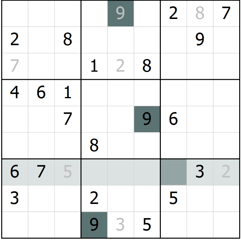 Position des candidats pour la solution de la Gr 40 page 42 du magazine de sudoku Expert n° 020