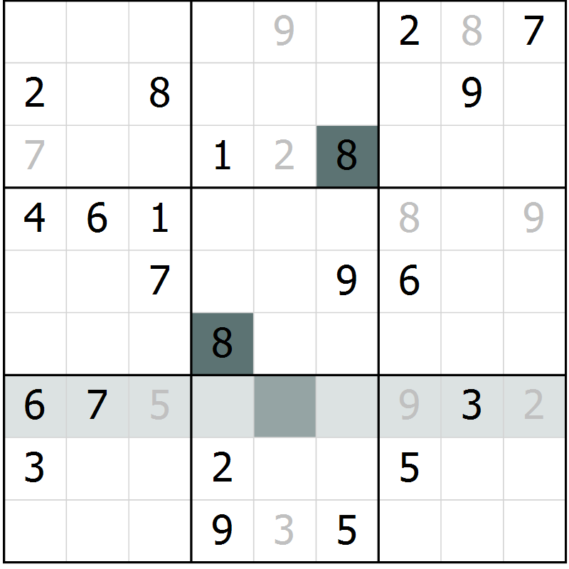 Position des candidats pour la solution de la Gr 40 page 42 du magazine de sudoku Expert n° 020