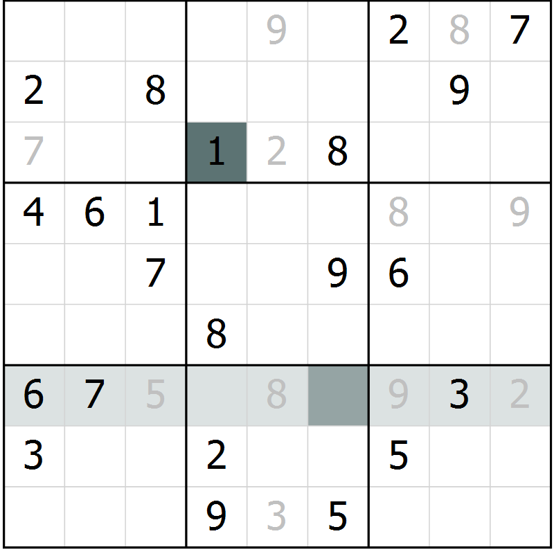 Position des candidats pour la solution de la Gr 40 page 42 du magazine de sudoku Expert n° 020