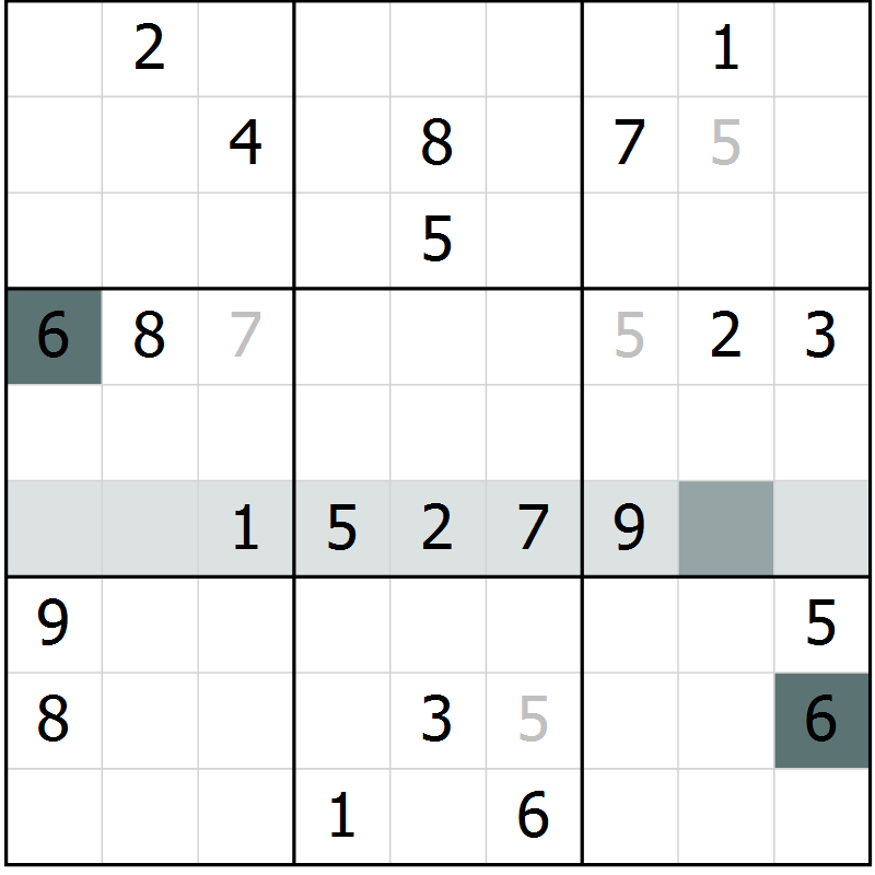 Position des candidats pour la solution de la Gr 41 page 43 du magazine de sudoku Expert n° 020