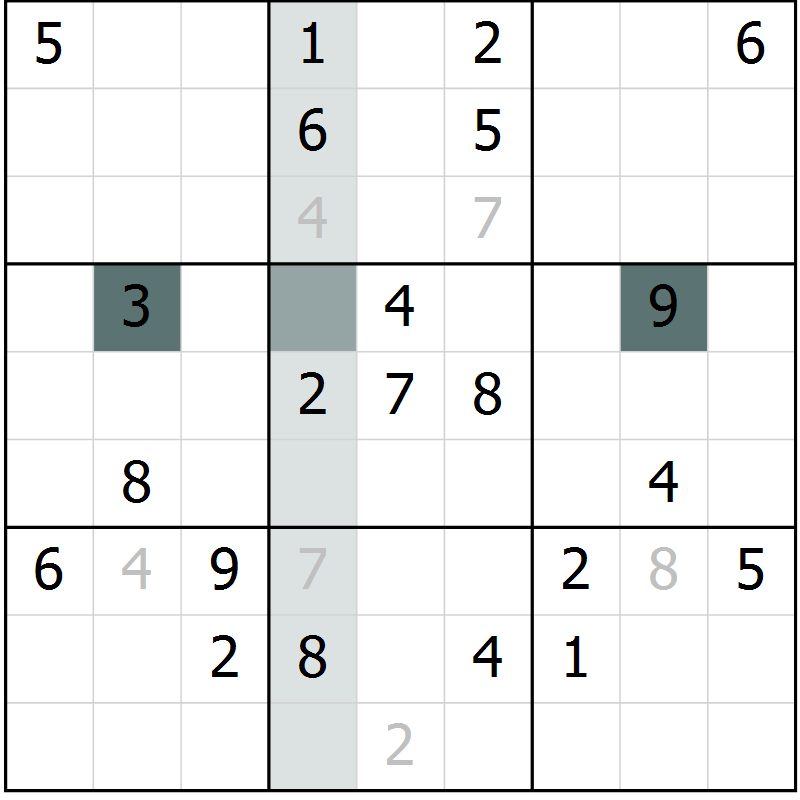 Position des candidats pour la solution de la Gr 42 page 44 du magazine de sudoku Expert n° 020