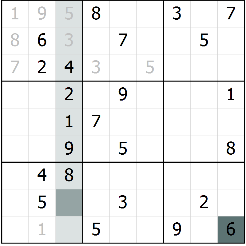 Position des candidats pour la solution de la Gr 45 page 47 du magazine de sudoku Expert n° 020