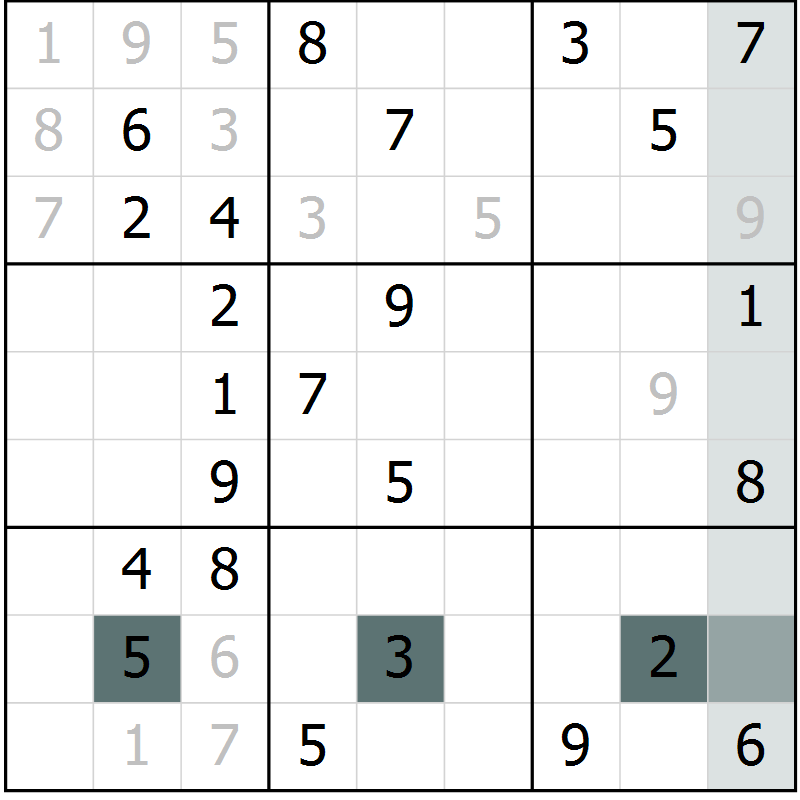 Position des candidats pour la solution de la Gr 45 page 47 du magazine de sudoku Expert n° 020