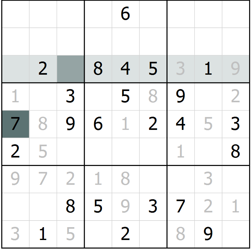 Position des candidats pour la solution de la Gr 51 page 53 du magazine de sudoku Expert n° 020