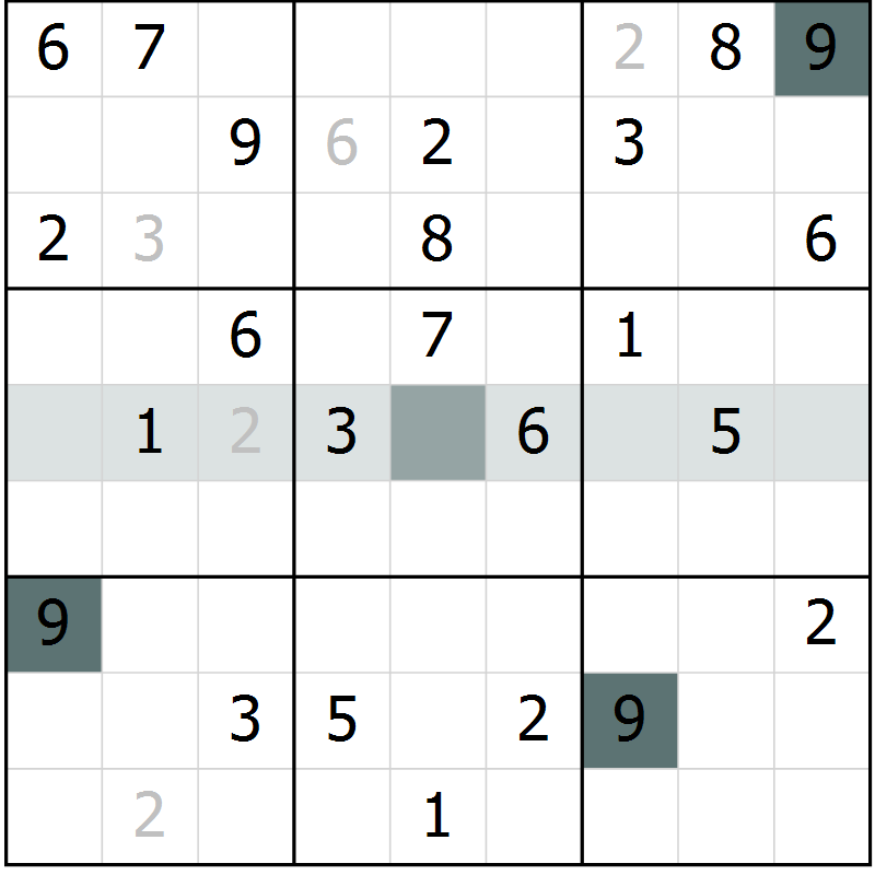 Position des candidats pour la solution de la Gr 53 page 55 du magazine de sudoku Expert n° 020