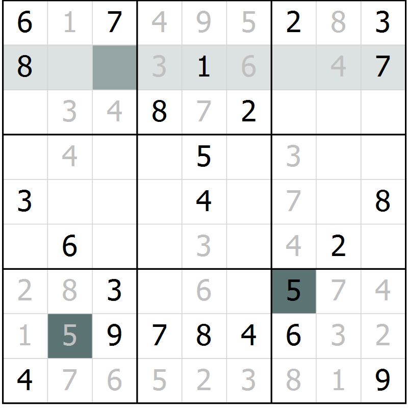 Position des candidats pour la solution de la Gr 60 page 62 du magazine de sudoku Expert n° 020