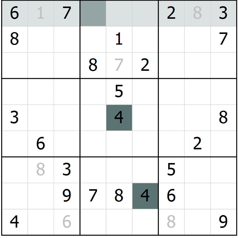Position des candidats pour la solution de la Gr 60 page 62 du magazine de sudoku Expert n° 020