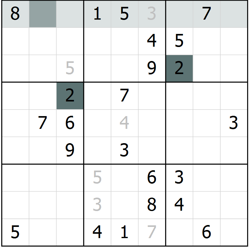 Position des candidats pour la solution de la Gr 61 page 63 du magazine de sudoku Expert n° 020