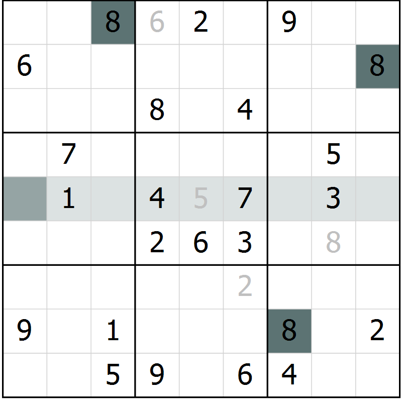 Position des candidats pour la solution de la Gr 62 page 64 du magazine de sudoku Expert n° 020