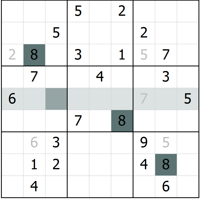 Position des candidats pour la solution de la Gr 66 page 68 du magazine de sudoku Expert n° 020