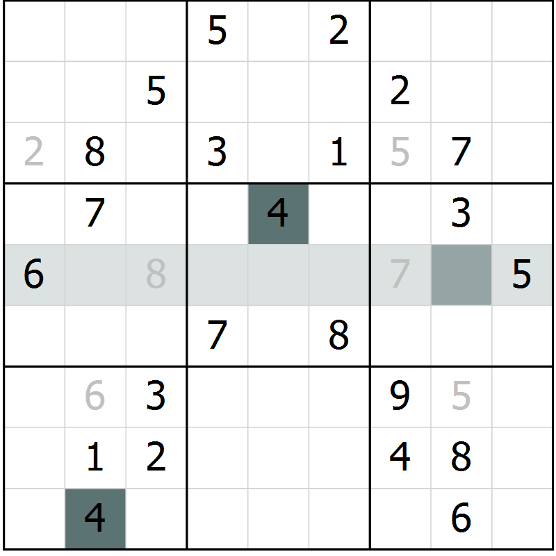 Position des candidats pour la solution de la Gr 66 page 68 du magazine de sudoku Expert n° 020