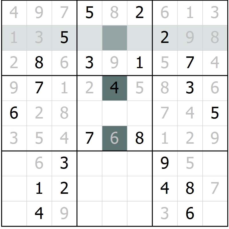 Position des candidats pour la solution de la Gr 66 page 68 du magazine de sudoku Expert n° 020