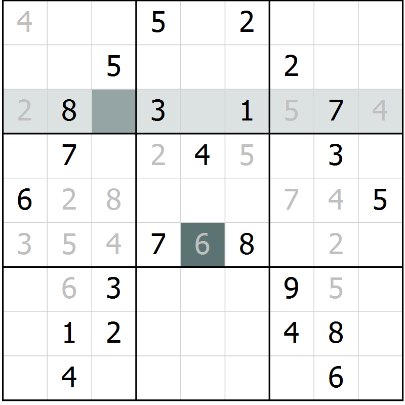 Position des candidats pour la solution de la Gr 66 page 68 du magazine de sudoku Expert n° 020