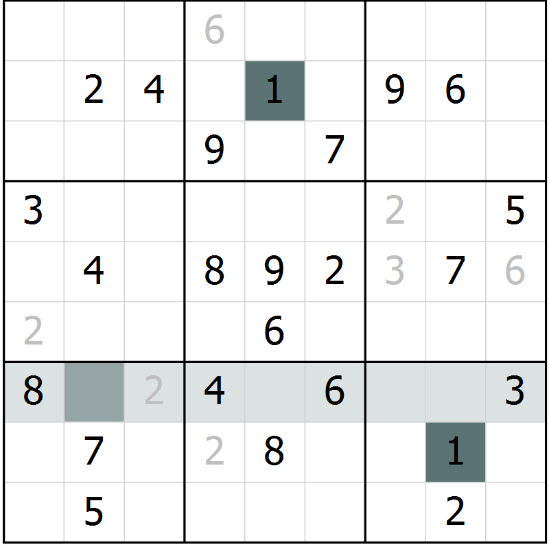 Position des candidats pour la solution de la Gr 70 page 72 du magazine de sudoku Expert n° 020