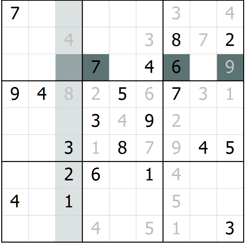 Position des candidats pour la solution de la Gr 15 page 17 du magazine de sudoku SUDOKU EXPERT n° 022