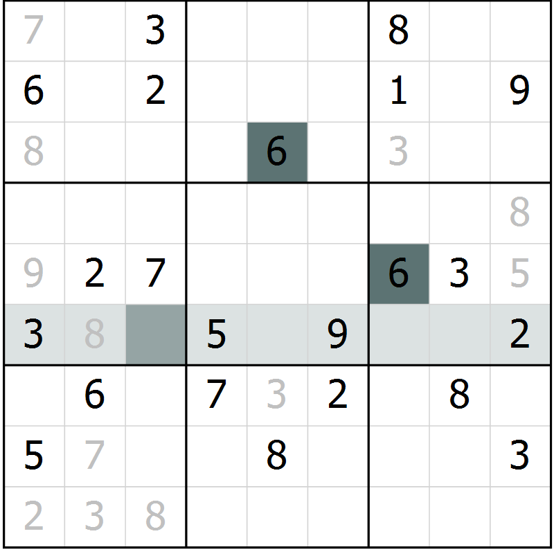 Position des candidats pour la solution de la Gr 21 page 23 du magazine de sudoku SUDOKU EXPERT n° 022